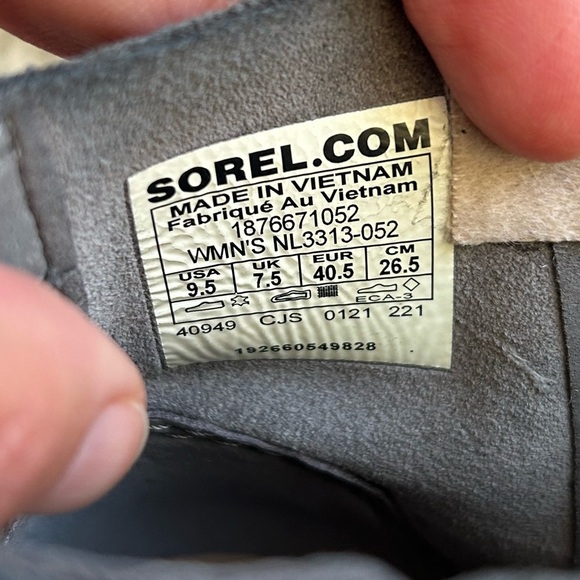 Sorel Grey Suede Evie ll Chelsea Boot, size 9.5 - Picture 8 of 9